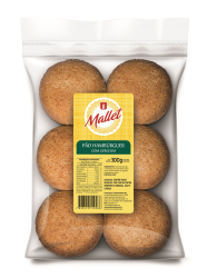 Pães Assados Hambúrguer com Gergelim Pães Assados Hambúrguer com Gergelim