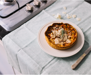 Saiba como é feita uma quiche integral com a Panifício Mallet em 01/09/2021