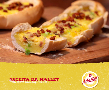 Pão com ovo diferente em 26/08/2020