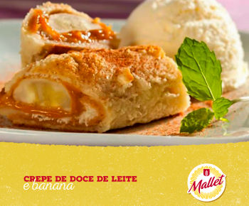 Crepe de Doce de Leite e Banana em 26/08/2020