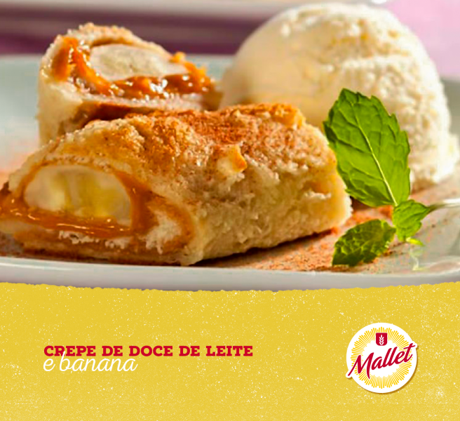 Crepe de Doce de Leite e Banana em 26/08/2020